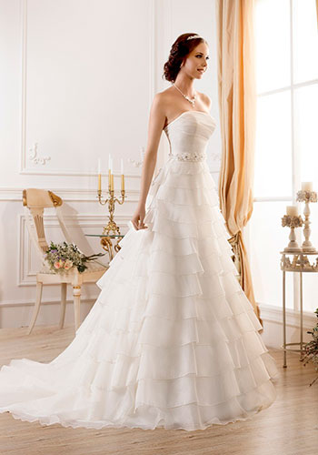 Vestido de noiva em camadas vestido-de-noiva-camadas