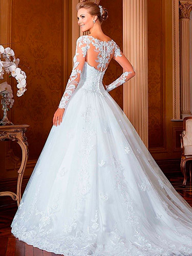 Vestido de noiva com renda vestido-de-noiva-renda